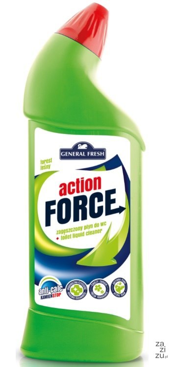 Płyn do wc Action Force General Fresh Las 1l