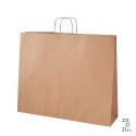 Torba papierowa 25szt. skr. rączka szara 54x14x44cm