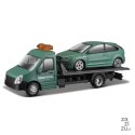 Auto laweta + FORD FOCUS BBURAGO 1:43 18-31402