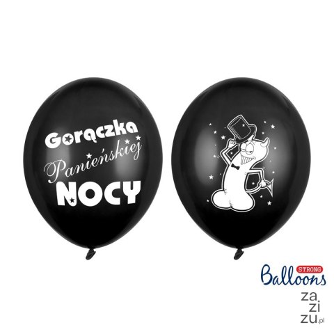 Balony 50szt GORĄCZKA PANIEŃSKIEJ NOCY