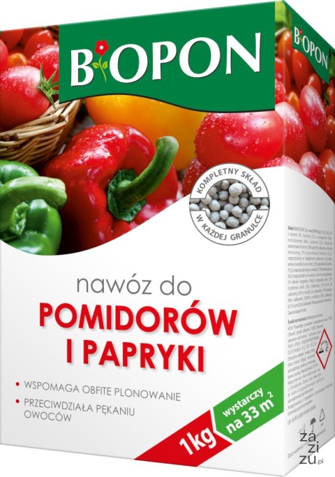 Nawóz do pomidorów i papryki granulat 1kg