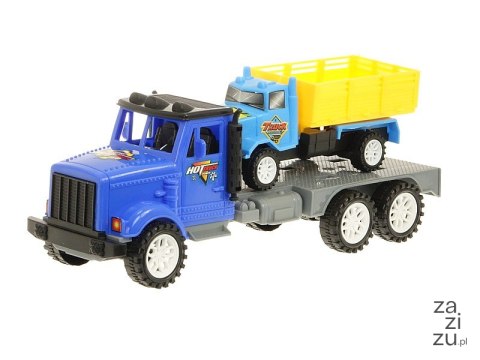 Auto z lawetą i autem ciężarowym z napędem 33cm Auto z lawetą i autem ciężarowym z napędem 33cm