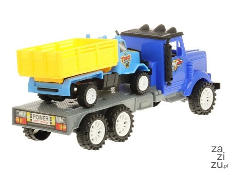Auto z lawetą i autem ciężarowym z napędem 33cm Auto z lawetą i autem ciężarowym z napędem 33cm