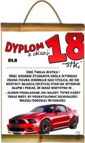 Dyplom urodzinowy dla Pana 18-nastka