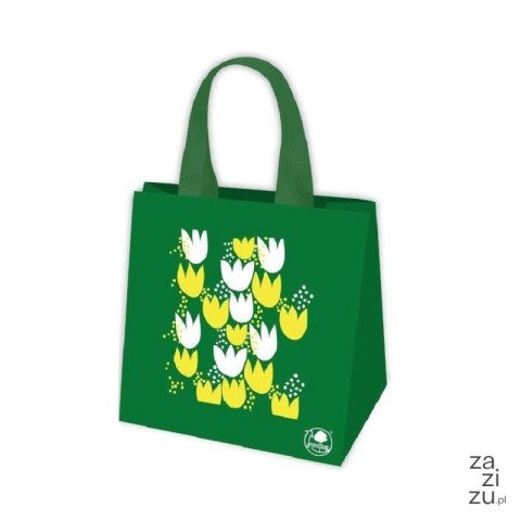 Torba ekologiczna greenbag kwiaty 34x36x20 cm