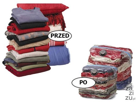 Worek próżniowy 50x60 pokrowiec na ubrania Worek próżniowy 50x60 pokrowiec na ubrania