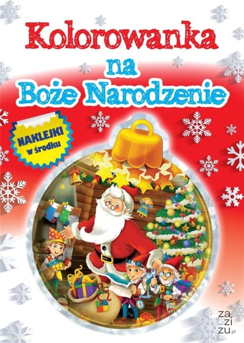 Kolorowanka na Boże Narodzenie + naklejki