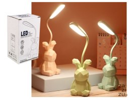 Lampka nocna na biurko KRÓLIK led 28x6,5cm mix NT6116