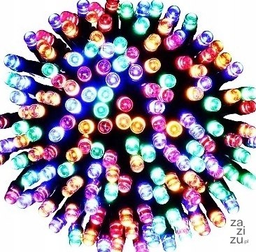 Lampki choinkowe 200 LED multikolor | 6827