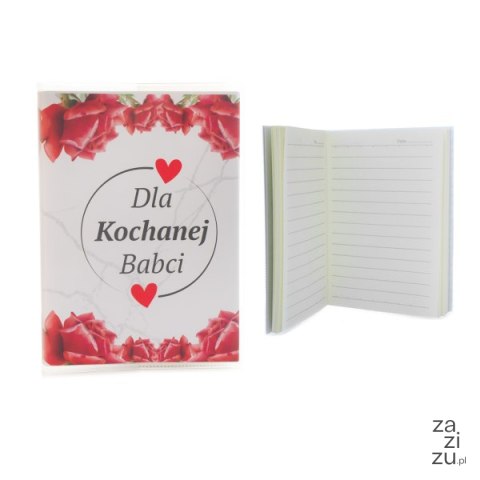 Notes z napisem "Dla Kochanej Babci"