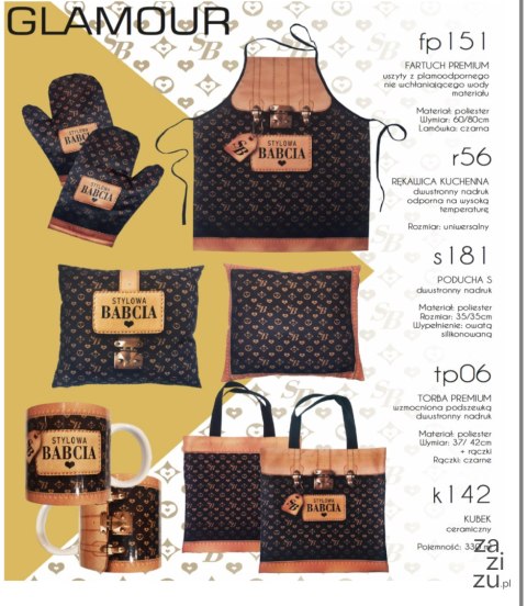 Rękawica Stylowa Babcia Brąz | R56 Rękawica Stylowa Babcia Brąz | R56