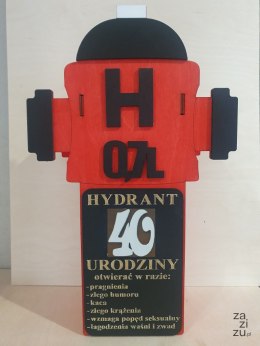 Stojak na alkohol hydrant 