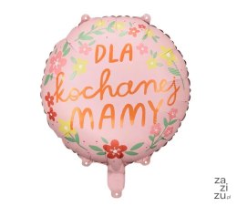 Balon foliowy ''Dla kochanej mamy'' 45cm mix | FB210