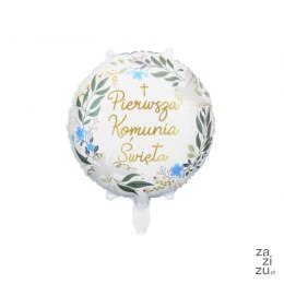 Balon foliowy ''Pierwsza Komunia Święta'' 45cm | FB209