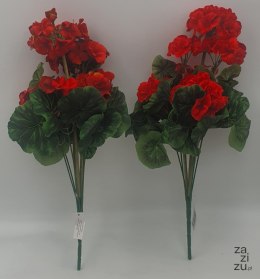 Bukiet sztuczny 47 cm pelargonie M91291