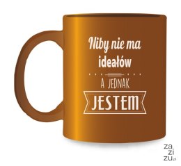 Kubek złoty NIBY NIE MA IDEAŁÓW.. KZK03