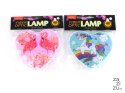 Lampka led w kształcie serca z obrazkiem 18x15x3,5cm jednorożec, flaming