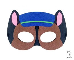 Maska filcowa Psia Brygada - Policjant 2, 18x12 cm YH-MFBP