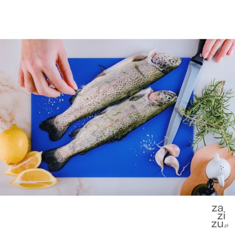 Mata do krojenia ryb 33x24cm NIEBIESKA HACCP Mata do krojenia ryb 33x24cm NIEBIESKA HACCP