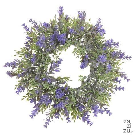 Wianek salvia 22cm zielono-fioletowy Q36-0152_07 Wianek salvia 22cm zielono-fioletowy Q36-0152_07