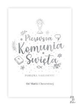 Album A5 Pamiątka Komunii od Matki Chrzestnej NR016