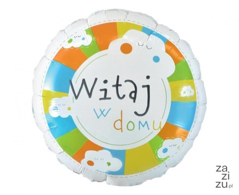 Balon foliowy Witaj w domu 18" | FG-OWWD