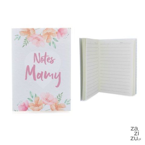 Notes z napisem "Notes Mamy"