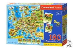 Puzzle 180 el MAPA EUROPY Castorland E-227