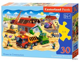 Puzzle 30 el. House in construction Castorland B-03686-1