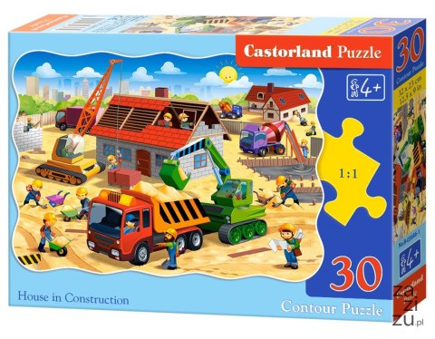 Puzzle 30 el. House in construction Castorland B-03686-1