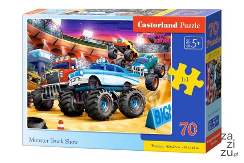 Puzzle 70 el. MONSTER TRUCK SHOW Castorland B-070077