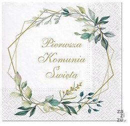 Serwetki 33x33cm Komunia 20szt SDL127820 76-02