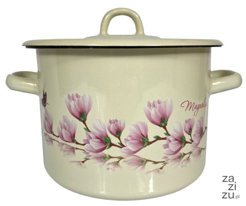 Garnek emaliowany z pokrywką Magnolia 2l/16cm