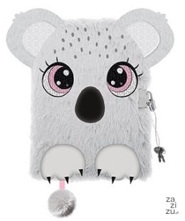 Pamiętnik z kłódką 3D włochacz A5 96k KOALA