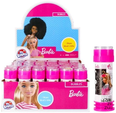 Bańki mydlane 55ml Barbie 36szt 15750