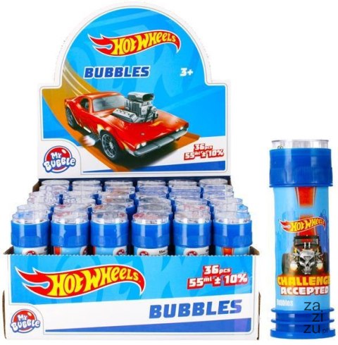 Bańki mydlane 55ml Hot Wheels 36szt.