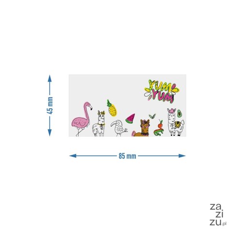 Etykiety samoprzylepne wzór dziecięcy 85/45mm 20szt. Etykiety samoprzylepne wzór dziecięcy 85/45mm 20szt.