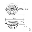 Cedzak durszlak sitko z rączką Soft