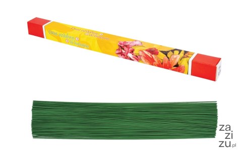 Druty florystyczne zielone, rozm. 1,2mm, dł. ok.40cm, pud. 1kg (ok. 287 szt.) DA-1664