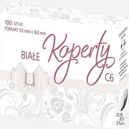 Koperty białe 162x114mm 100szt. | 83-15