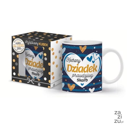 Kubek 300ml Kochany Dziadek prawdziwy Skarb Kubek 300ml Kochany Dziadek prawdziwy Skarb