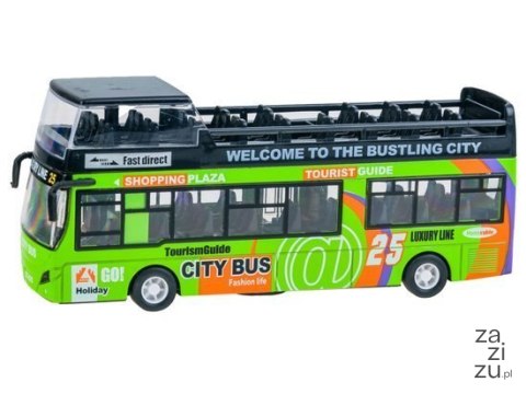 Metalowy AUTOBUS piętrus otwierane drzwi | ZA2094 ZI Metalowy AUTOBUS piętrus otwierane drzwi | ZA2094 ZI