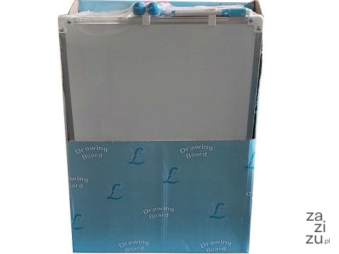 Tablica dwustronna magnetyczna z flamastrem biała 42x30x1cm Tablica dwustronna magnetyczna z flamastrem biała 42x30x1cm