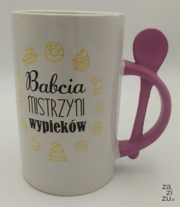 Kubek motyw Babcia mistrzyni wypieków 400ml