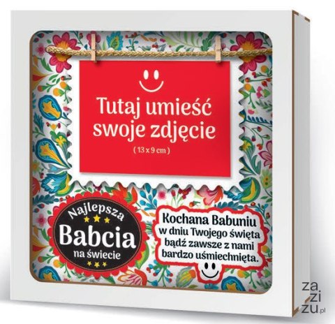 Ramka 20x20cm puzzle 3D Najlepsza Babcia na świecie Ramka 20x20cm puzzle 3D Najlepsza Babcia na świecie