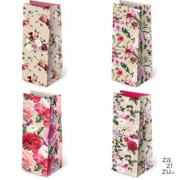 Torebki ozdobne 10szt. AL-2 KRAFT set 79 Romantic roses 12 x 37 x 11cm