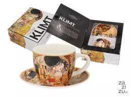 Filiżanka espresso 80ml ze spodkiem - G. Klimt, Pocałunek (CARMANI)