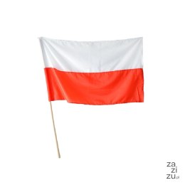 Flaga narodowa na drzewcu 120cm POLSKA