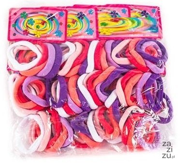 Gumki do włosów 72szt L7389 Gumki do włosów 72szt L7389