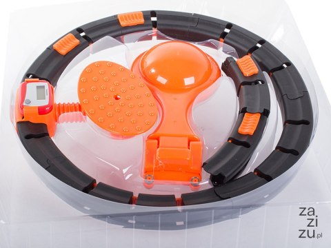Koło hula hop składane z obciążnikiem led licznik Koło hula hop składane z obciążnikiem led licznik